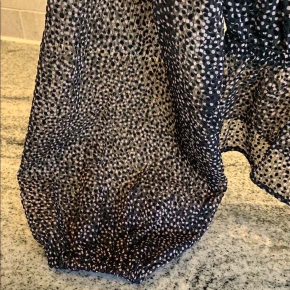 Dynamite Black Sheer Women's Top - Picture 4 of 6